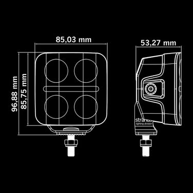 Lampa robocza NUUK D-LINE QB 39W STRANDS 10-32V rozproszona