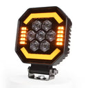 Lampa robocza SKYLED Aura Q35F kwadratowa 9-32V 35W 3500Lm pomarańczowa/czerwona z homologacją R10/R65/R148