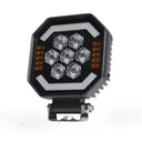Lampa robocza SKYLED Aura Q35F kwadratowa 9-32V 35W 3500Lm pomarańczowa/czerwona z homologacją R10/R65/R148