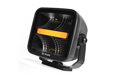 Lampa robocza SKYLED DARK ILLUSION QP40F 10-30V 40W z białym i pomarańczowym światłem pozycyjnym