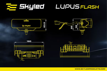 Lampa robocza SKYLED Lupus Flash 54F 12-48V 54W 3100 lm