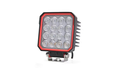 Lampa robocza SKYLED RED LINE kwadratowa 48W, 16 LED, 10-32V, 4320 Lm, IP67/69K, światło rozproszone, ADR