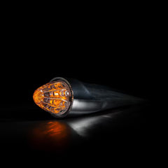 Lampa torpedo 16 LED 24V biały klosz pomarańczowe światło