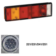 Lampa tylna Hella do DAF CF65/75/85 (od 2001) i XF95 (od 1997)