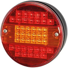 Lampa tylna zespolona LED okrągła Hella 24V