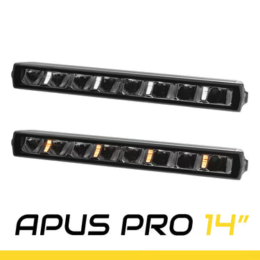 Listwa LED SKYLED APUS PRO 14" (358 mm) 80W super slim z białym i pomarańczowym światłem pozycyjnym