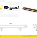 Listwa ostrzegawcza LED SKYLED MONIT 276mm dynamiczna R65