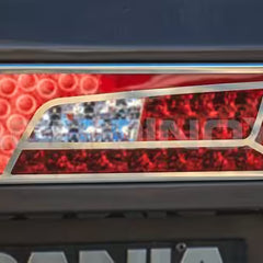 Listwy konturowe lamp tylnych Scania NG ze stali nierdzewnej AISI 304