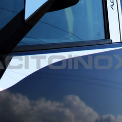 Listwy ozdobne pod okna "Mewa" do Volvo FH4 - stal nierdzewna