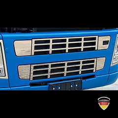 Listwy ozdobne ze stali nierdzewnej na grill Volvo FH/FM II (2002-2008)