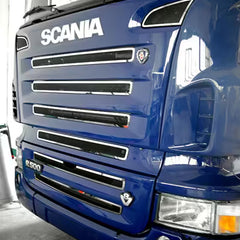 Listwy ozdobne ze stali nierdzewnej obrysy wlotów powietrza; Scania R-ser.