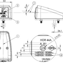 Lampa obrysowa LD 3115/L
