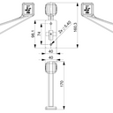 Lampa obrysowa na wysięgniku LD 3118/P