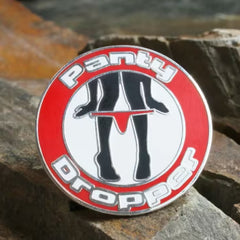 Metalowa przypinka Panty Dropper
