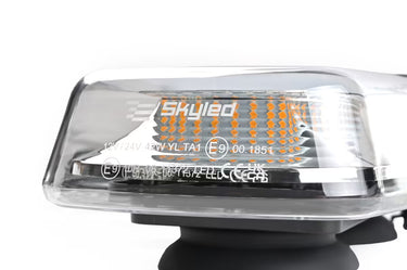Mini belka ostrzegawcza SKYLED 310 mm na magnesy - pomarańczowe LED 12/24V