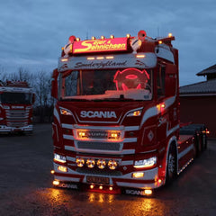 Moduł LED pozycyjny biały zimny/pomarańczowy do reflektora Scania R/S 2016+