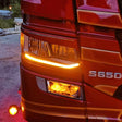 Moduł LED światła pozycyjnego biały/pomarańczowy do reflektorów przeciwmgielnych Scania R/S 2016-2022