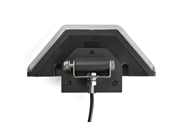 Narożna lampa ostrzegawcza SKYLED 196x104 mm, stroboskop, pomarańczowe światło, 18 LED, R10, R65, IP67
