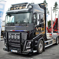 Osłona czołowa Highway Volvo FH4/FH5 (2013-) ryflowana, lakier proszkowy czarny RAL9005