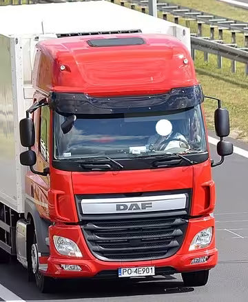 Osłona przeciwsłoneczna DAF CF Space Cab (akryl 5mm)