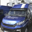 Osłona przeciwsłoneczna IVECO Daily 2024- z wycięciem na czujnik i zestawem montażowym