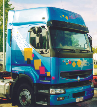 Osłona przeciwsłoneczna RENAULT Privilege bez lusterka, Premium kabina niska