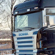 Osłona przeciwsłoneczna SCANIA 4/R -06/2013, kabina Normal/Highline, na 2 obrysy i 2 reflektory