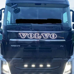 Podświetlane logo VOLVO ze stali nierdzewnej - białe zimne światło 24V