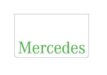 Chlapacz (600x350mm) - zielony napis "MERCEDES" Image 1