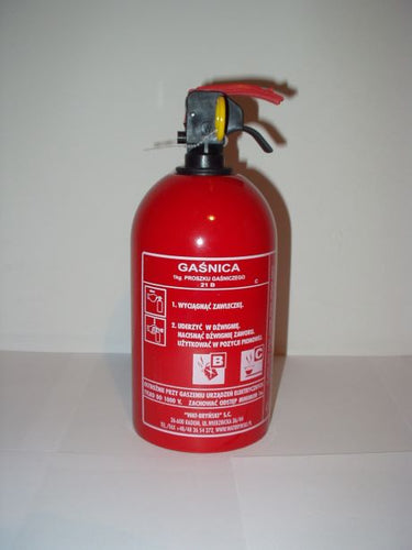 GASNICA METALOWA - 1KG 2 LATA GWARANCJI !!! PROSZKOWA TYP BC BEZ WIESZAKA Image 1