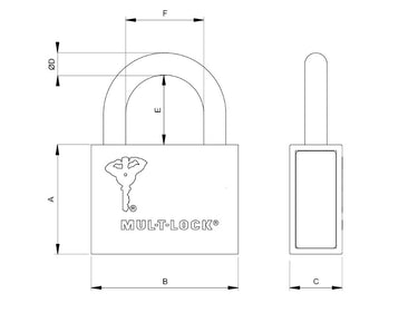 KŁÓDKA MUL-T-LOCK C13 Image 7