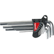 KLUCZE IMBUSOWE DŁUGIE KPL. SZT.9 1.5-10MM CV PROLINE Image 1