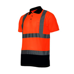 KOSZULKA POLO OSTRZEGAWCZA, POMARAŃCZ., CE, LAHTI Image 1