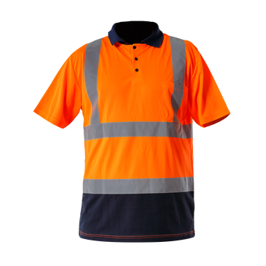 KOSZULKA POLO OSTRZEGAWCZA, POMARAŃCZ., CE, LAHTI Image 4
