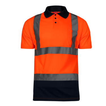 KOSZULKA POLO OSTRZEGAWCZA, POMARAŃCZ., CE, LAHTI Image 5