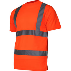 KOSZULKA T-SHIRT OSTRZEGAWCZA, POMARAŃCZ., CE, LAHTI Image 1