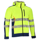 KURTKA SOFTSHELL OSTRZEGAWCZA ŻÓŁTO-NIEB., "S", CE, LAHTI Image 4
