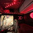 Komplet 5 szt czerwonych lampek LED 24V do kabiny burdelówki Image 1