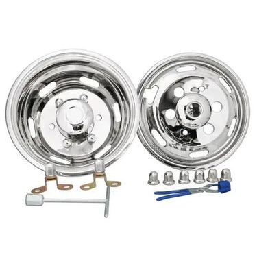 Komplet kołpaków na felgi 16"x5,5", Iveco Daily (2006-) stal nierdzewna Image 1