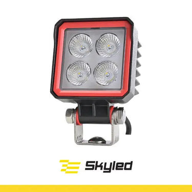 Kwadratowa lampa robocza SKYLED RED LINE 12W, 4 LED, 9-32V, 1080 Lm, IP67/69K (rozproszone) ADR Image 1