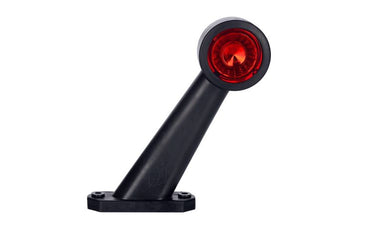 Lampa Obrysowa Biało-Czerwona na Wysięgniku Długim Ukośnym LED Image 1