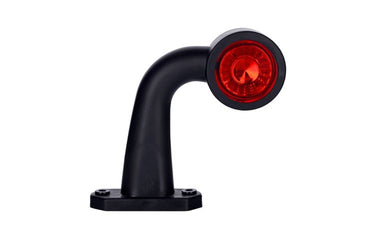 Lampa Obrysowa Biało-Czerwona na Wysięgniku Krótkim Łamanym LED Image 1