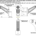 Lampa Obrysowa Potrójna na Wysięgniku Ukośnym (Prawa) LED Image 3