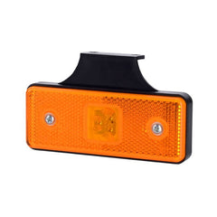 Lampa Obrysowa Prostokątna z Odblaskiem LED Pomarańczowa (LD 161) Image 1