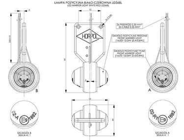 Lampa Obrysowa Wisząca LED (LD 368/L) Image 2