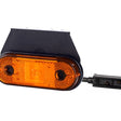 Lampa Obrysowa z Odblaskiem LED Pomarańczowa z Zaciskiem (LD 650) Image 1