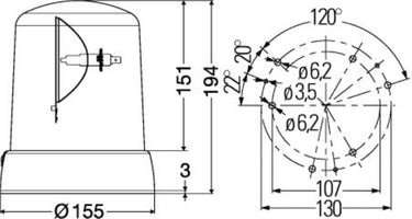 Lampa ostrzegawcza KL7000 (24V) Nr. katalogowy 2RL 008 061-111 Image 2