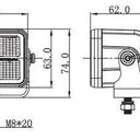 Lampa robocza SKYLED Amnis 30F 10-32V, 30W Image 4