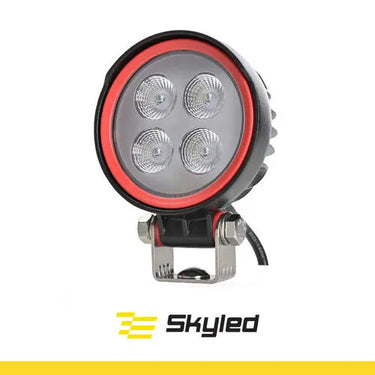 Lampa robocza SKYLED RED LINE okrągła 12W, 4 LED, 9-32V, 1080 Lm, IP67/69K Image 1