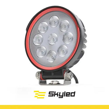 Lampa robocza SKYLED RED LINE okrągła 27W, 9 LED, 9-32V, 2430 Lm, IP67/69K Image 1